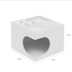 Suitable For Small And Medium-sized Multi-functional Cat Stations (Color: White)